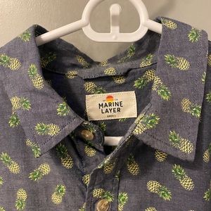 Marine Layer Pineapple Buttondown